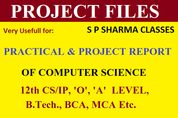 Practical and Project Files